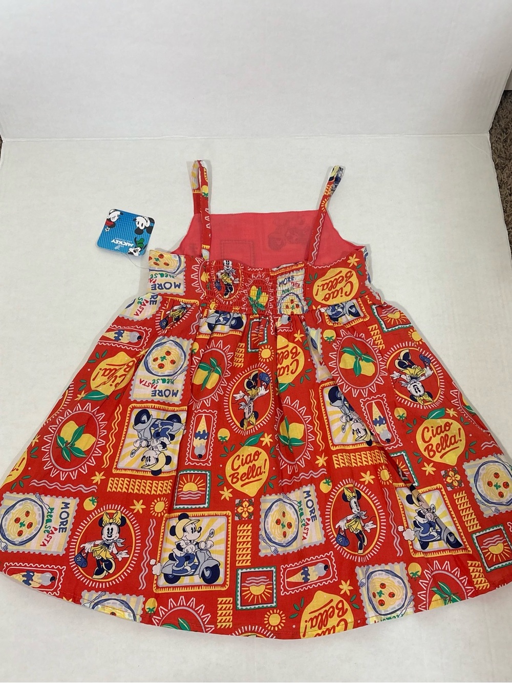 Disney Orange Printed Spaghetti-Strap Dress - Picture 6 of 7